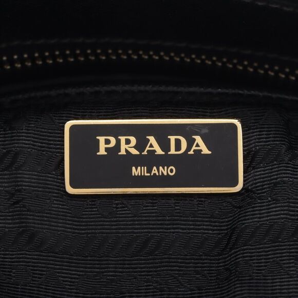 PRADA Saffiano Lux Leather 2way handbag Black BN2274 - Picture 3 of 16